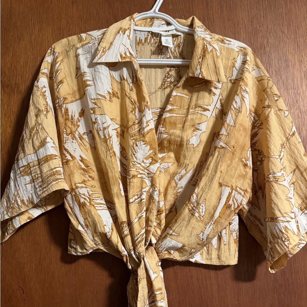 Tropical crop shirt